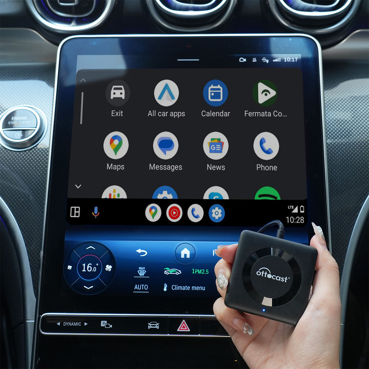 Car Tv Mate Pro IV Universale: CarPlay Wireless e Android Auto con Contenuti Multimediali HDMI