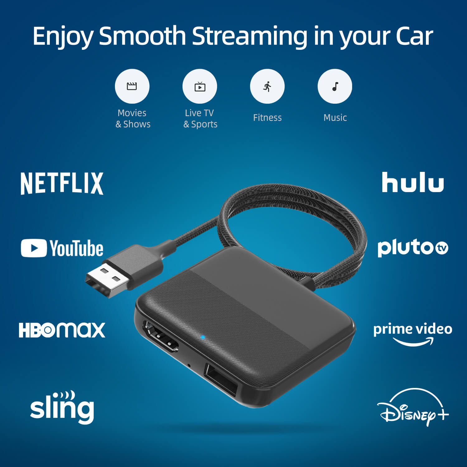 Convertitore TV per auto per Fire TV Stick- facebook